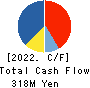TISC CO.,LTD. Cash Flow Statement 2022年3月期