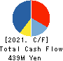 RIKEI CORPORATION Cash Flow Statement 2021年3月期