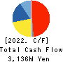 TANABE ENGINEERING CORPORATION Cash Flow Statement 2022年Mar期 TANABE ENGINEERING CORPORATION Cash Flow Statement 2022年3月期