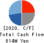 TOUMEI CO.,LTD. Cash Flow Statement 2020年8月期