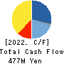 Startia Holdings,Inc. Cash Flow Statement 2022年3月期