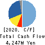 OPTORUN CO.,LTD. Cash Flow Statement 2020年12月期