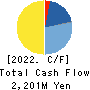 TANAKA CHEMICAL CORPORATION Cash Flow Statement 2022年3月期