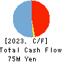 Techno Mathematical Co.,Ltd. Cash Flow Statement 2023年Mar期 Techno Mathematical Co.,Ltd. Cash Flow Statement 2023年3月期