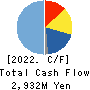 TECMIRA HOLDINGS INC. Cash Flow Statement 2022年2月期