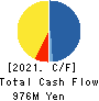JTEC CORPORATION Cash Flow Statement 2021年6月期