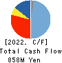 MOLITEC STEEL CO.,LTD. Cash Flow Statement 2022年3月期