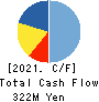 CyberBuzz, Inc. Cash Flow Statement 2021年9月期