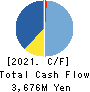 TOKYO BASE Co.,Ltd. Cash Flow Statement 2021年2月期