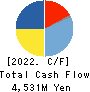 ASANUMA CORPORATION Cash Flow Statement 2022年3月期