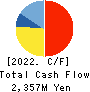 CENTRAL GENERAL DEVELOPMENT CO.,LTD. Cash Flow Statement 2022年3月期