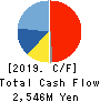 OYO Corporation Cash Flow Statement 2019年12月期