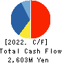 IR Japan Holdings,Ltd. Cash Flow Statement 2022年3月期