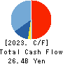 MITSUI MATSUSHIMA HOLDINGS CO., LTD. Cash Flow Statement 2023年3月期