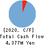 StemRIM Inc. Cash Flow Statement 2020年Jul期 StemRIM Inc. Cash Flow Statement 2020年7月期