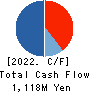 Rasa Corporation Cash Flow Statement 2022年3月期