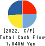 Medical Data Vision Co.,Ltd. Cash Flow Statement 2022年12月期