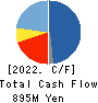 D.Western Therapeutics Institute, Inc. Cash Flow Statement 2022年12月期