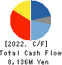 TOPY INDUSTRIES,LIMITED Cash Flow Statement 2022年3月期