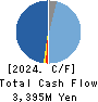 Akatsuki Inc. Cash Flow Statement 2024年3月期