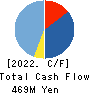 True Data Inc. Cash Flow Statement 2022年3月期