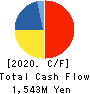 Techno Smart Corp. Cash Flow Statement 2020年3月期