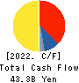 UBE Corporation Cash Flow Statement 2022年3月期