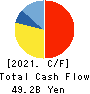 IWATANI CORPORATION Cash Flow Statement 2021年3月期