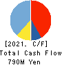 SYNCLAYER INC. Cash Flow Statement 2021年12月期