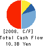 DIA KENSETSU CO.,LTD. Cash Flow Statement 2008年3月期