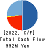 MOBCAST HOLDINGS INC. Cash Flow Statement 2022年12月期