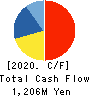 SUNDAY CO.,LTD. Cash Flow Statement 2020年2月期