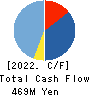 True Data Inc. Cash Flow Statement 2022年3月期