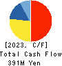 AISANTECHNOLOGY CO.,LTD. Cash Flow Statement 2023年3月期