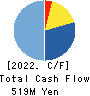 DIGITAL PLUS,Inc. Cash Flow Statement 2022年9月期