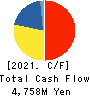 AIRPORT FACILITIES Co.,LTD. Cash Flow Statement 2021年3月期