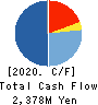 MEISEI INDUSTRIAL Co.,Ltd. Cash Flow Statement 2020年3月期