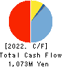 SAXA Holdings, Inc. Cash Flow Statement 2022年3月期