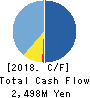 PLAID,Inc. Cash Flow Statement 2018年9月期