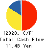 MITANI CORPORATION Cash Flow Statement 2020年3月期