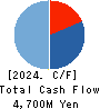 E-Guardian Inc. Cash Flow Statement 2024年9月期