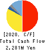 MATSUOKA CORPORATION Cash Flow Statement 2020年3月期