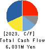 Dainichiseika Color & Chemicals Mfg.Co. Cash Flow Statement 2023年3月期
