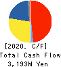 T.RAD Co., Ltd. Cash Flow Statement 2020年3月期