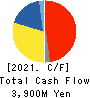 YAMAICHI ELECTRONICS CO.,LTD. Cash Flow Statement 2021年3月期