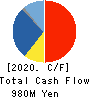 IKEGAMI TSUSHINKI CO.,LTD. Cash Flow Statement 2020年3月期