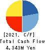 HURXLEY CORPORATION Cash Flow Statement 2021年3月期