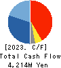 Arisawa Mfg. co.,Ltd. Cash Flow Statement 2023年3月期