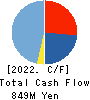 Interworks Confidence Inc. Cash Flow Statement 2022年3月期