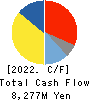 NICHICON CORPORATION Cash Flow Statement 2022年3月期